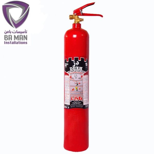 کپسول آتش نشانی CO2 دژ 4 کیلوگرمی