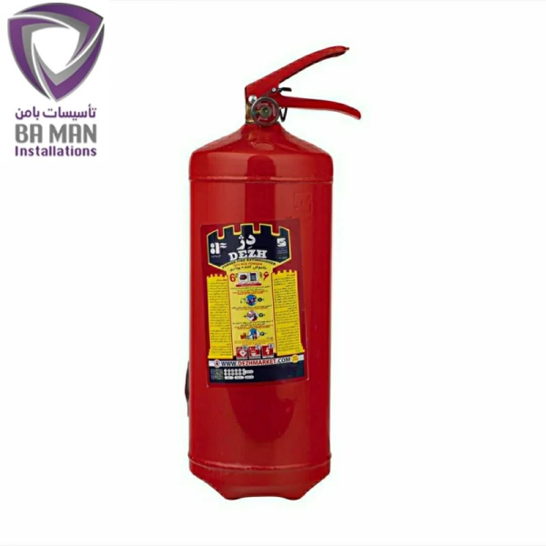 کپسول آتش نشانی پودر و گاز دژ 6 کیلوگرمی